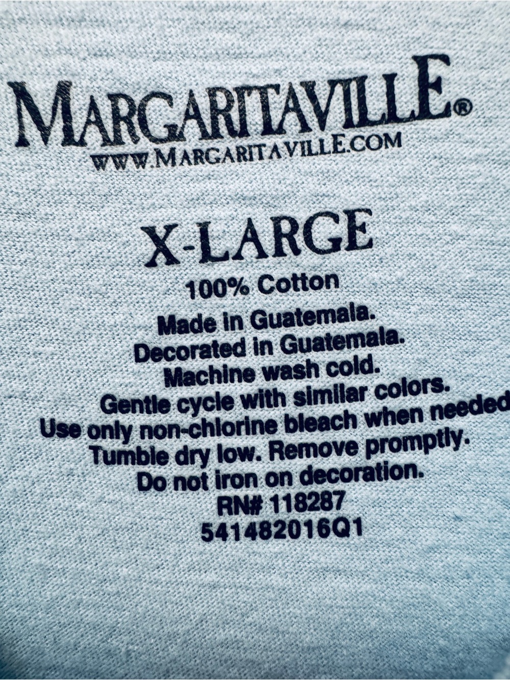 Margaritaville blue Graphic Tee Label Print - Picture 11 of 12